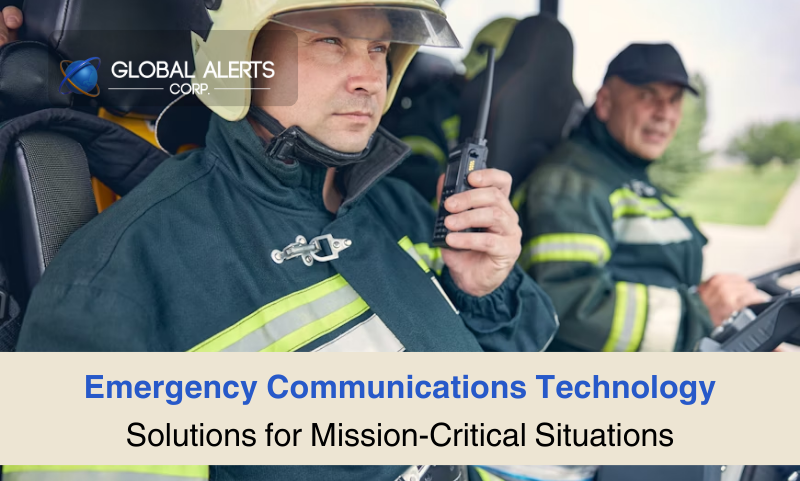 Emergency communications technology solutions | Mission critical alerts and real-time emergency messaging for public safety